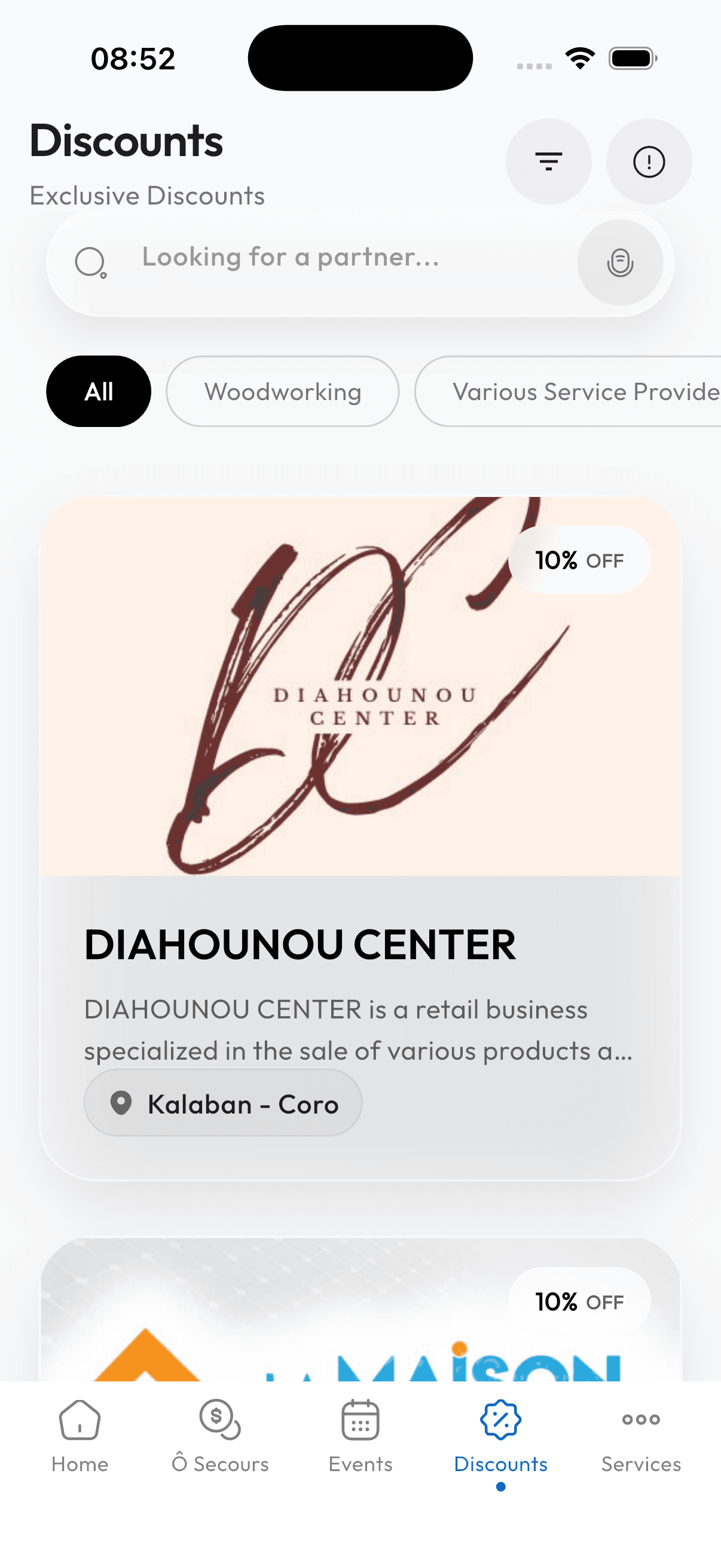 Find your discounts